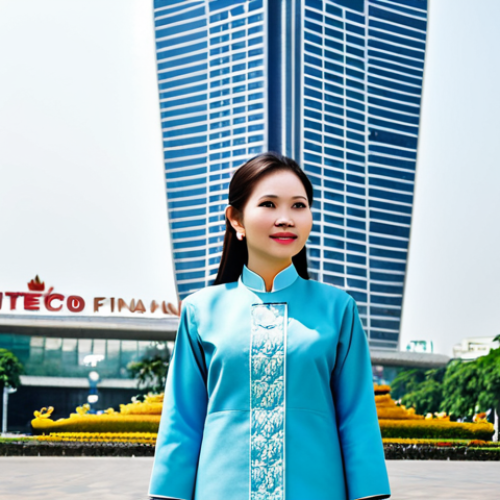 Home 10 **
A professional businesswoman in a modest Ao Dai (traditional Vietnamese dress), standing in front of the Bitexco Financial Tower in Ho Chi Minh City, fully clothed, appropriate attire, safe for work, perfect anatomy, natural proportions, professional photography, bright daylight, family-friendly.
**